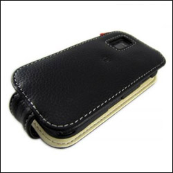 Nokia N97 Mini Alu-Leather Case - Black
