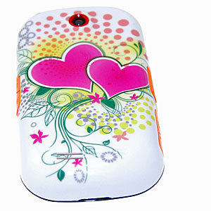 Original Samsung SGH S3650 Corby Cover Funky Hearts