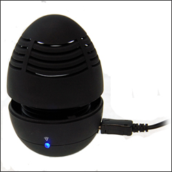 Mini Tumbling Egg Speaker - Black