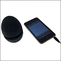 Mini Tumbling Egg Speaker - Black