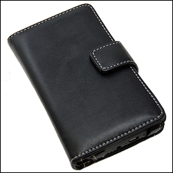 Executive Leather Book Case - HTC HD2