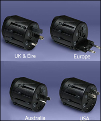 PowerTraveller USB Travel Plug Worldwide Travel Adapter
