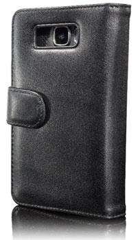 Capdase Klassik Ledertasche im Buchdesign für HTC HD2