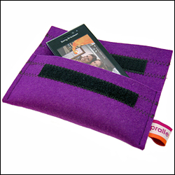 Handytasche busy b von prallewelt.com by Tine Wittler in Braun aus hochwertigem Wollfilz