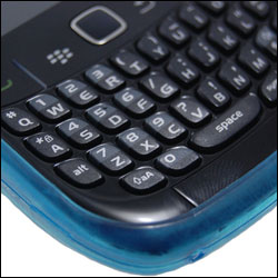 FlexiShield Skin For The BlackBerry 8520 Curve - Blue