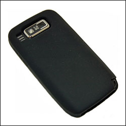 Coque Silicone Nokia E72 Nokia CC-1000 - Noire de dos