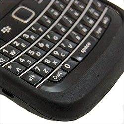 Diamante Silicone Case - BlackBerry Bold 9700 - Black