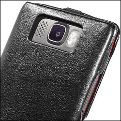 Capparel Leather Flip Case for HTC HD2