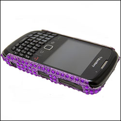 Coque BlackBerry Curve Diamante Hard Back - Violette