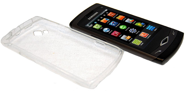 Coque Flexishield Samsung Wave - Claire a coté du Samsung Wave Coque Flexishield Samsung Wave - Claire