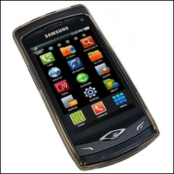 Coque Flexishield Samsung Wave - Noire de loin