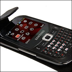Samsung Corby TXT Flip Case in schwarz