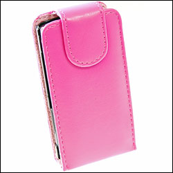 Nokia X3 Leather Flip Case - Pink