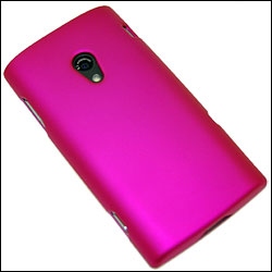 Coque ToughGuard Sony Ericsson X10 - Rose vue de dos