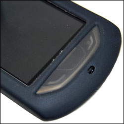 Coque silicone pour Samsung Player Star 2 - Noire vue sur les touches
