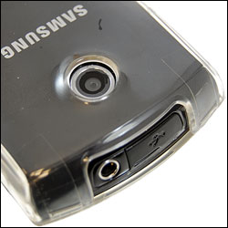 Coque Crystal pour Samsung Player Star 2 vue sur l'appareil photo
