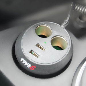 Type S Universal Car USB/DC Power Port