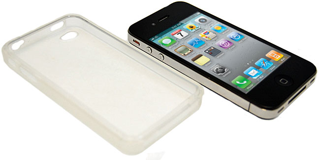Coque FlexiShield pour iPhone 4 - Transparente