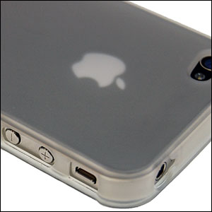 Coque FlexiShield pour iPhone 4 - Transparente de dos