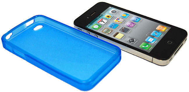 FlexiShield Skin For iPhone 4 - Blue