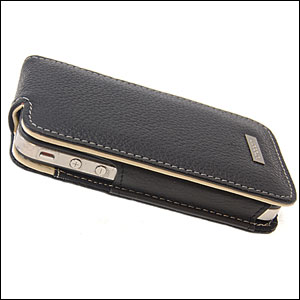 Funda cuero Alu iPhone 4S / iPhone 4 - Black