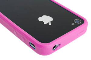 Bumper iPhone 4 - Rose de dos