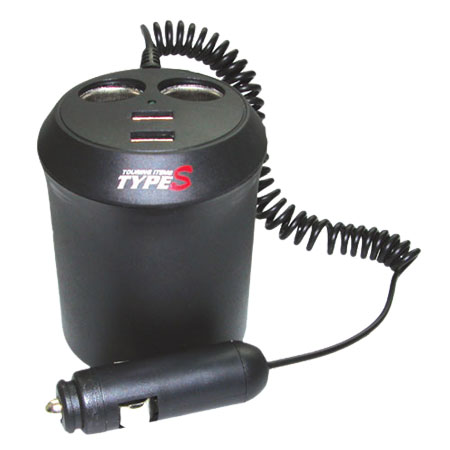 Type S Universal Car USB/DC Power Port