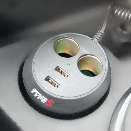 Type S Universal Car USB/DC Power Port