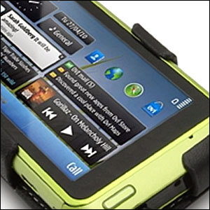 Housse en cuir Nokia N8 Tuff-Luv de face