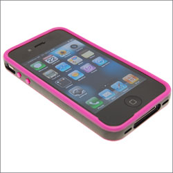 Coque iPhone 4 The Band - Noire/Rose