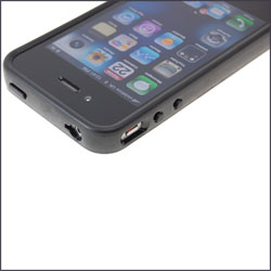 Coque Gear4 The Band iPhone 4 - Noire vue sur haut parleur