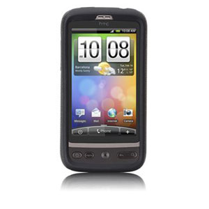 Coque Case-Mate Tough HTC Desire - Noire vu de dos