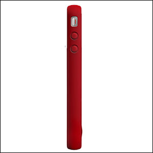 Coque SwitchEasy Colours iPhone 4 - Rouge de profil