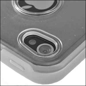 FlexiShield Wave Case For The iPhone 4 - Clear / White