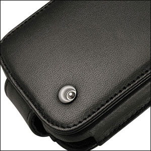 Housse en cuir HTC Wildfire Noreve Tradition de près