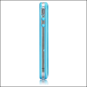 Bumper iPhone 4 Case-Mate Hula - Bleu de profile