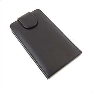 Housse en cuir Samsung Galaxy S Flip - Noire