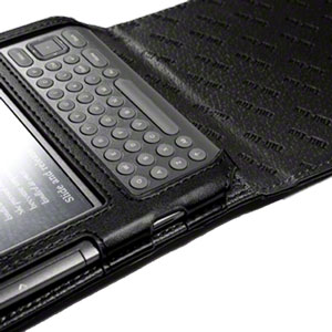 Tuff-Luv Leather Case Cover And Stand - Amazon Kindle - Black
