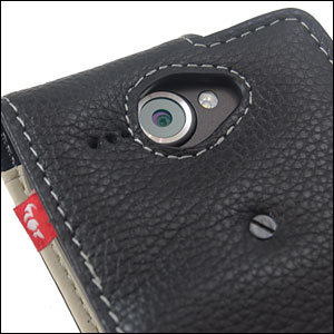 Samsung Galaxy S2 Alu-Leather Case - Black