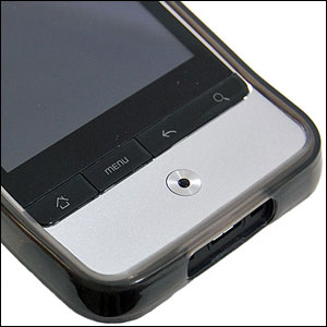 Coque HTC Legend Flexishield Advanced - Noire de près
