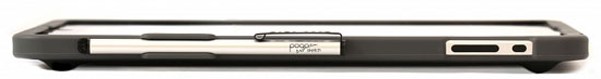 Coque et stylet iPad Ten1 Particle Case - Noire (profil=)