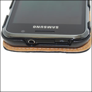 Genuine Samsung Galaxy S Leather Flip Case