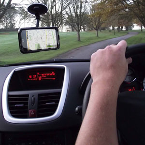 Car Pack for the HTC Desire HD with Black Case
