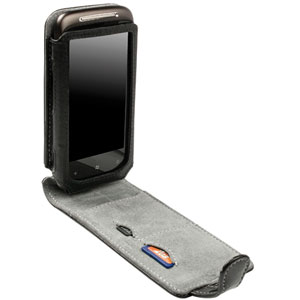 Housse en cuir HTC Mozart Krusell Orbit Flex ouverte