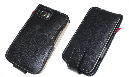 Samsung Galaxy S2 Alu-Leather Case - Black