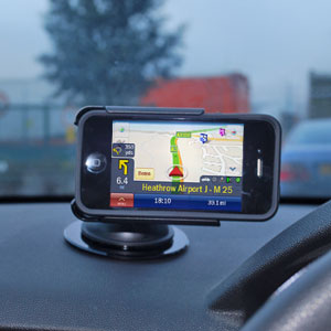 Support voiture universel Kit: pour téléphones larges - Tableau de bord