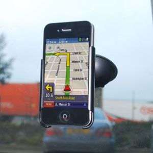 Support voiture universel Kit: pour téléphones larges - iPhone de profil