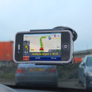 Support voiture universel Kit: pour téléphones larges - iPhone en paysage