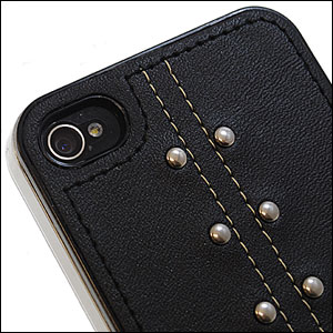 Krusell Gaia Undercover For iPhone 4 - Black With Studs