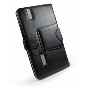 Tuff-Luv Tri-Axis 'Veggie' Faux Leather Case Cover For Archos 101 Internet Tablet - Black